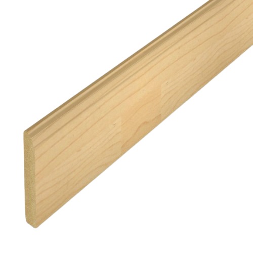 Hardwood Baseboard 240x8 cm, Pattern Beige Color Model 3008 | 