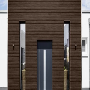 External WPC Wall Paneling Size 290x17 cm Thickness 1 cm Dark Brown | 