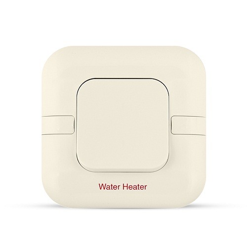 20A DP Switch with Indicator and Print, 1 Gang, Wide Rocker, Beige, 7x7cm | Spectra