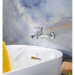 خلاط بانيو نحاسي مقاس 51.5×23.5×38.5 سم، لون كروم