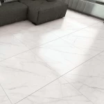 Matte floor tiles, 10 mm thick, size 60 x 60 cm, white color |  Saudi Ceramics
