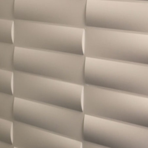 ألواح حائط 3D، حجم 50×50 سم، لون أبيض، موديل جايدن | 