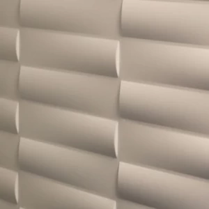 ألواح حائط 3D، حجم 50×50 سم، لون أبيض، موديل جايدن | 