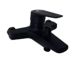 Shower Mixer With a Shower Headset and a Hose, Black Color, Model German