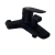Shower Mixer With a Shower Headset and a Hose, Black Color, Model German