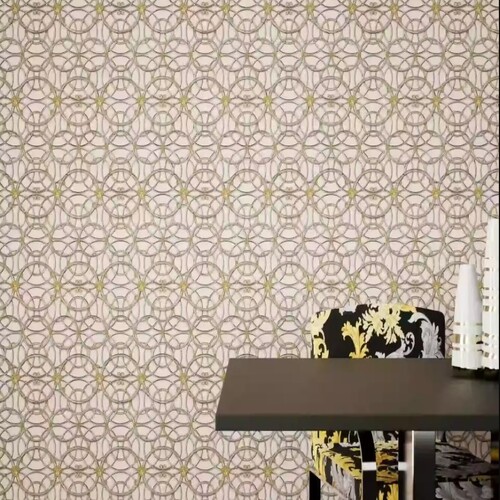 Geometric Wallpaper Size 10 mx50 cm Rose Color | 