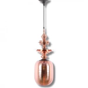 Black - Bronze Ceiling Pendant Classic Design, 80 cm Wire, 70x25 cm | Matkel Store