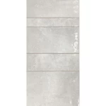 بلاط سيراميك للجدران داخلي سطح مطفي، مقاس 30 × 60 سم، رمادي رخامي