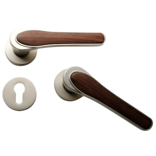 Separated Doors Handles Silver Color | Dar Al Nijara Company