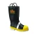 Rubber firefighting boots, size 8.5.                
