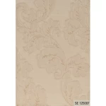 Classic Wallpaper Length 10m, Width 0.73m, Beige Color, Model 125007