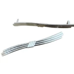 مقبض خزانة مطبخ، لون فضي