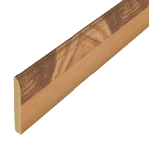Wooden Parquet Skirting Size 240x8 cm Light Brown | 