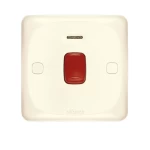 مفتاح كهرباء ثنائى القطب بلمبة 45 امبير ميرا الفنار مقاس 7×7 سم اللون بيج 