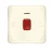 Electrical light switch 1 gang 2 way with LED 45 Amp Mira Alfanar Size 7×7 cm Color Pearl 