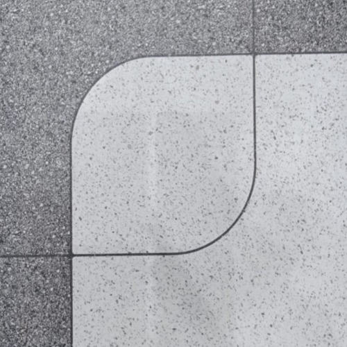 Riyadh Ceramic Tiles for Courtyards 45×45 cm, 14 mm Thickness, Gray | Riyadh