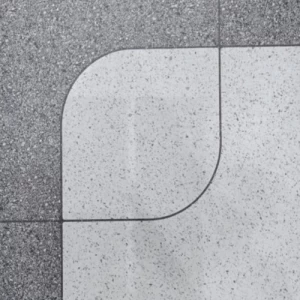 Riyadh Ceramic Tiles for Courtyards 45×45 cm, 14 mm Thickness, Gray | Riyadh
