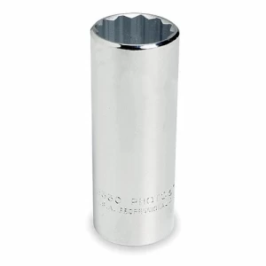 Socket Drive Size 1/4 Inch Steel Alloy Chrome Finish, 2 Inch Length | Proto by ARAB PROS COMPANY