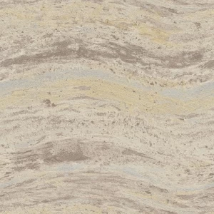 Wavy Wallpaper Beige Color 10m x 1.06m, Model 83675 | Balbaid Decor Company
