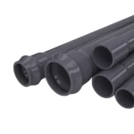 UPVC Pipes Al Watania Brand Nominal Pressure 12.5 Bar Outside Diameter 140 mm Thickness 6.7 mm Gray Colour