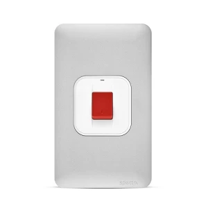 Air Conditioner DP Switch 45 Amp 7×14cm Light Silver, 250V | Spectra