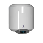 Vertical Electric Water Heater Saudi Ceramics Capacity 50 Liter  Color White  Model  2000 WATT 220/240 V