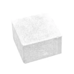 Interlock Pavement Tiles, square Design, Dimensions 10x10x6 cm, white Color | Al Wasad Industrial