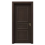 Premium scratch-resistant doors, burnt brown color, 6 mm thick, size 235 x 115 cm, model EX05