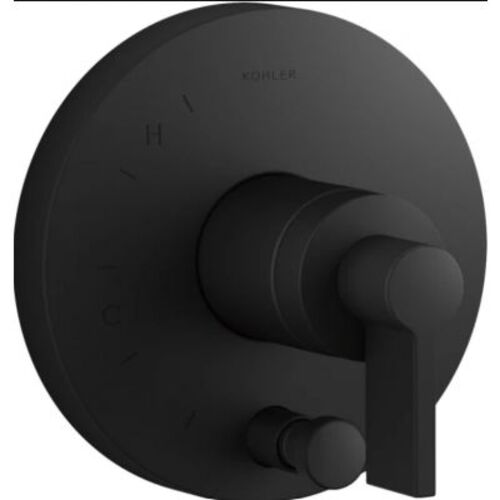 Bathroom Sink Mixer Concealed Wall Mount Single Lever, Black | Kohler
