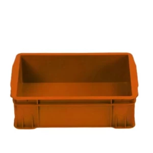 حاوية HDPE بلاستيك لتخزين الألعاب 36×24×10 سم، برتقالي، موديل 7SPDO | مصنع الفريدي للصناعات البلاستيكية