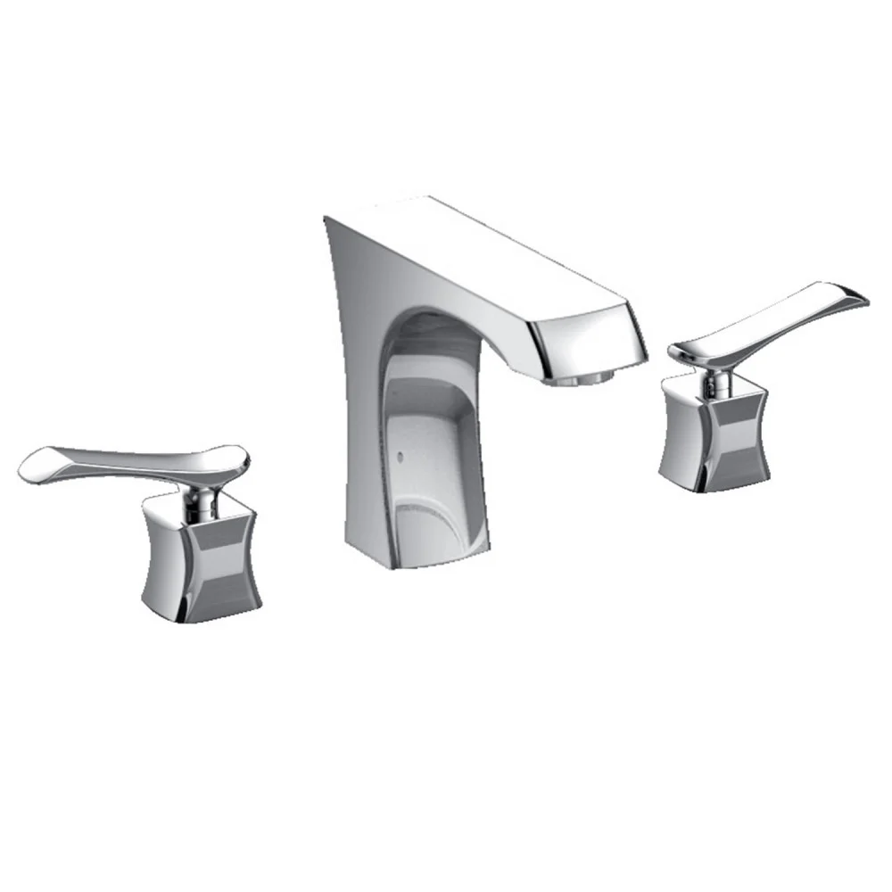 Lima Three Hidden Line Bathroom Mixer, Chrome Color | ALHashim Sanitary Tools