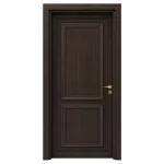 باب بريميوم للمداخل، مقاس 235 × 115 سم، لون بني محروق، سمك 6 سم، موديل EX02