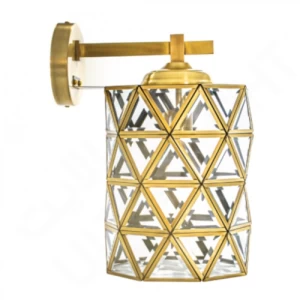 Outdoor Lighting Lantern 40×25 cm Copper Color | Matkel Store