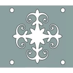 سقف مصعد مصنع من ألواح فولاذية بتصميم مثقّب للتهوية والتشطيب الداخلي