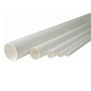 مواسير UPVC ضغط 6.9 بار مقاس 8 إنش سمك 5.33 مم لون أبيض | مصنع الخام الوطني للبلاستيك