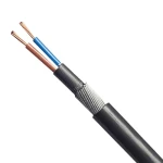 كابل بحرة مسلح خطين 16 ملي 0.6/1 ك.ف، CU/XLPE/SWA/PVC، نحاس مجدول، طول البكرة 1000 متر