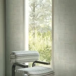 ورق جداري تصميم مودرن، مقاس 10 م×50 سم، لون بني فاتح