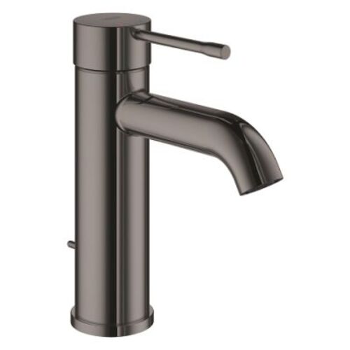 Grohe Basin Mixer 1 1/4 inch Black with Lift Lever, Essence Collection