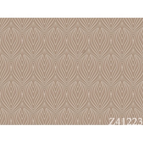 Modern Italian Wallpaper 10m x 0.53m Brown, Model 41223 | Balbaid Decor Company