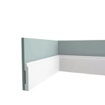 كرانيش ديكور خارجية، ارتفاع 9 سم، عرض 1.5 سم، طول 2.44 م، أبيض | شركة زخارف