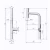 Chinese Pull-Out Kitchen Sink Mixer 360° Hose, Gray Color | ALHashim Sanitary Tools - Image 2