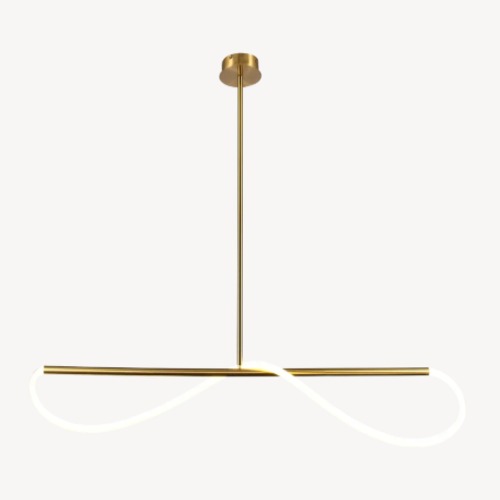 Contemporary LED Crystal Chandelier 84 x 17 x 10 cm, White | Abyat Company