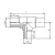 HDPE Reduce Tee 180×90×180 mm, Length 338 mm, Black | Union Pipe industry KSA - Image 2