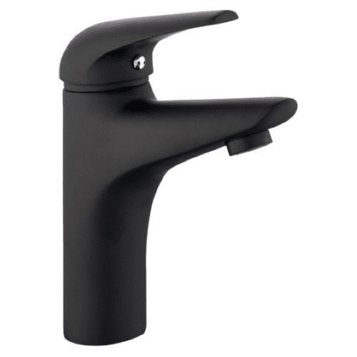 Automatic Short Washbasin Mixer Brass, Black Color | Al Muhaidib Sanitary and Ceramic