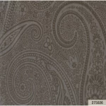 Italian Wallpaper Dark Brown Color Patterned Design, Size 10mx0.73m, Model 275026