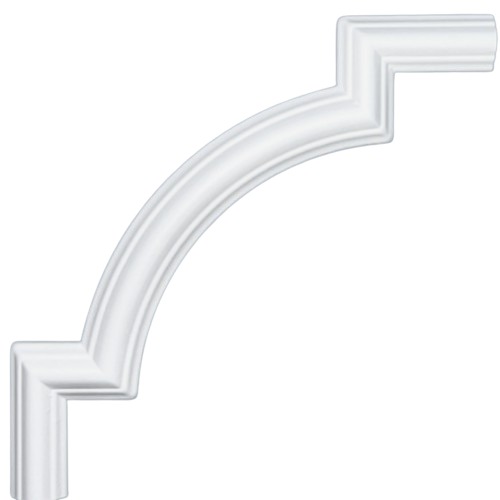 Engraved PU Foam Ceiling Decorations 22x22 cm, 4 Pieces, White | Zakharef Company