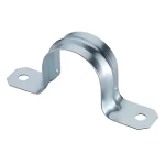 Two Holes Steel Rigid Conduit Strap, Size 1-1/4 inch | United Electricals 