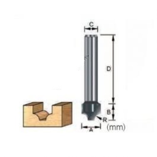 Router Bit 6 mm, Hardened Steel, Durable | ARAB PROS COMPANY