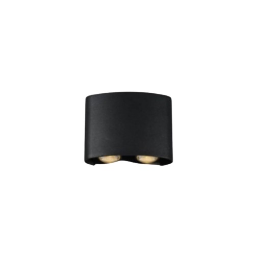 Wall Mounted LED Lighting Unit 8 Watt 10x12 cm, Black | Matkel Store
