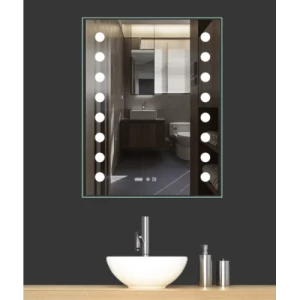 Bathroom LED Mirrors Size 60x80 cm | Saudi Ceramics